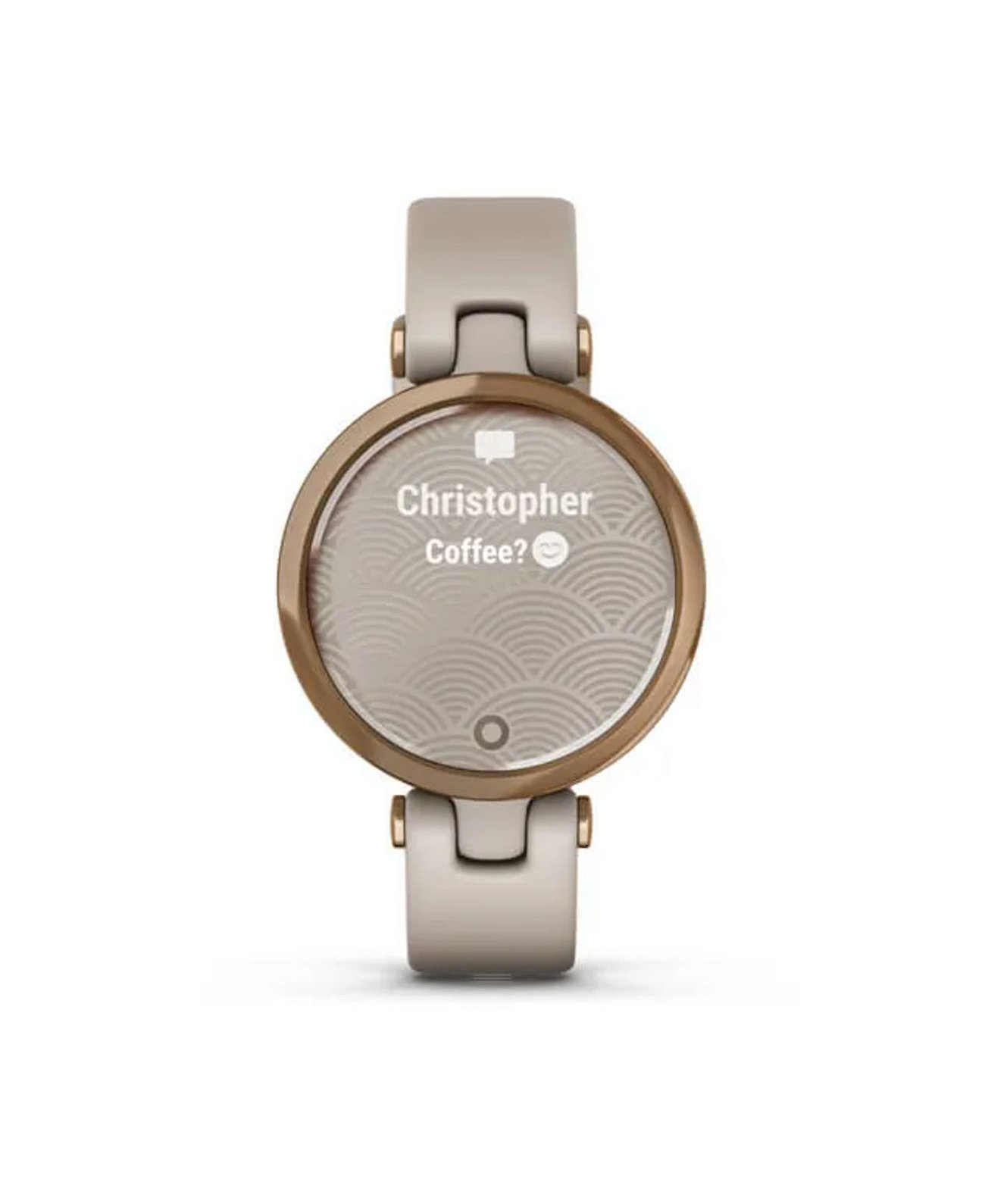 Смарт-часы унисекс Lily with Case Sport Edition с силиконовым ремешком цвета розового золота 31 мм Garmin