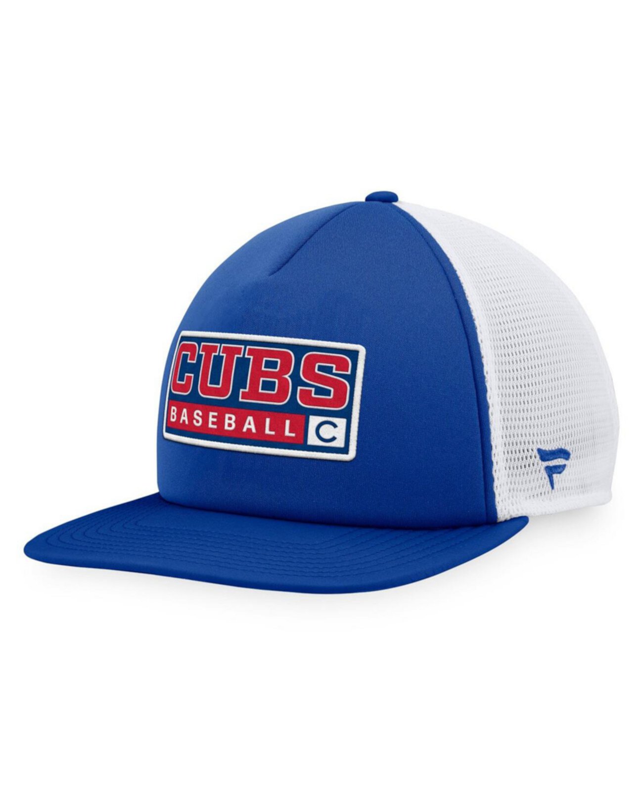 Мужская белая кепка Chicago Cubs из пенопласта Trucker Snapback Royal, белая Majestic