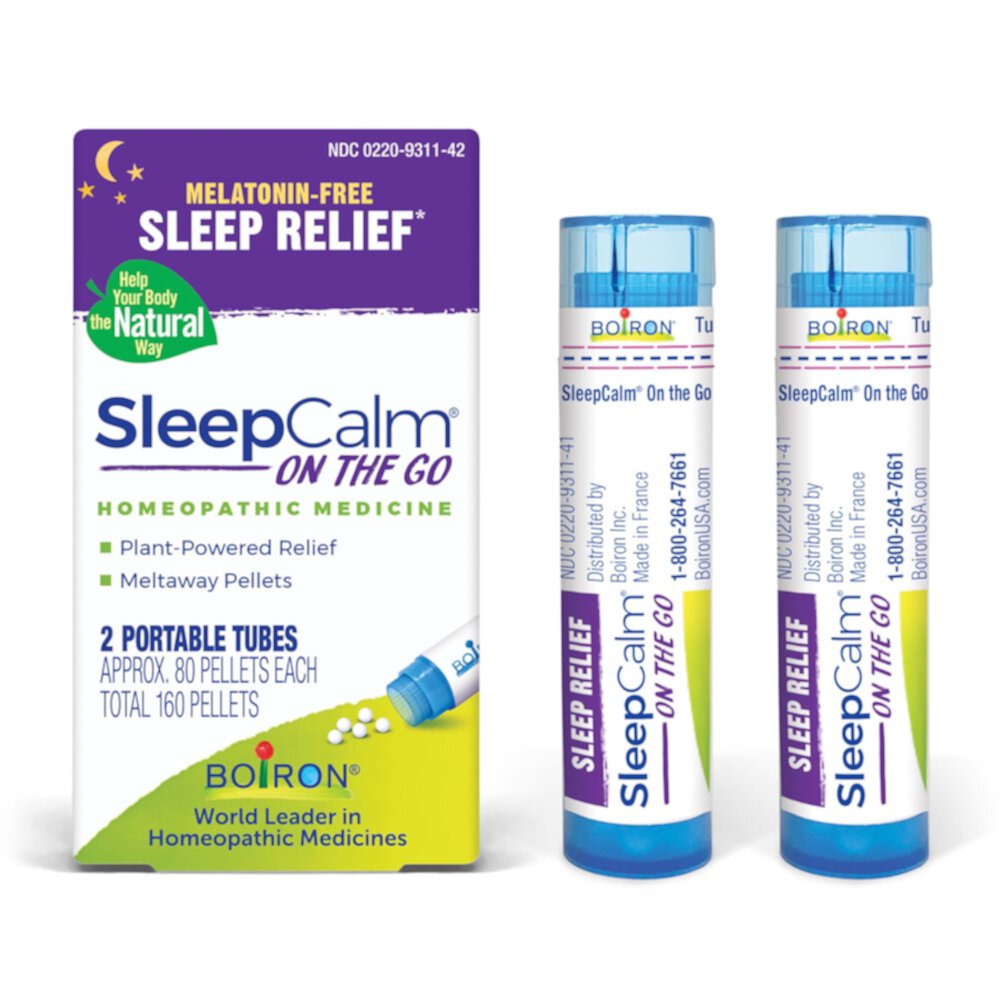 SleepCalm On the Go -- 2 Tubes Boiron