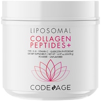 Липосомальные коллагеновые пептиды + добавка в виде порошка витамина С и кверцетина без вкусовых добавок -- 14,97 унции Codeage