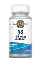 Kal Ultra D-3 -- 5000 МЕ -- 60 таблеток KAL