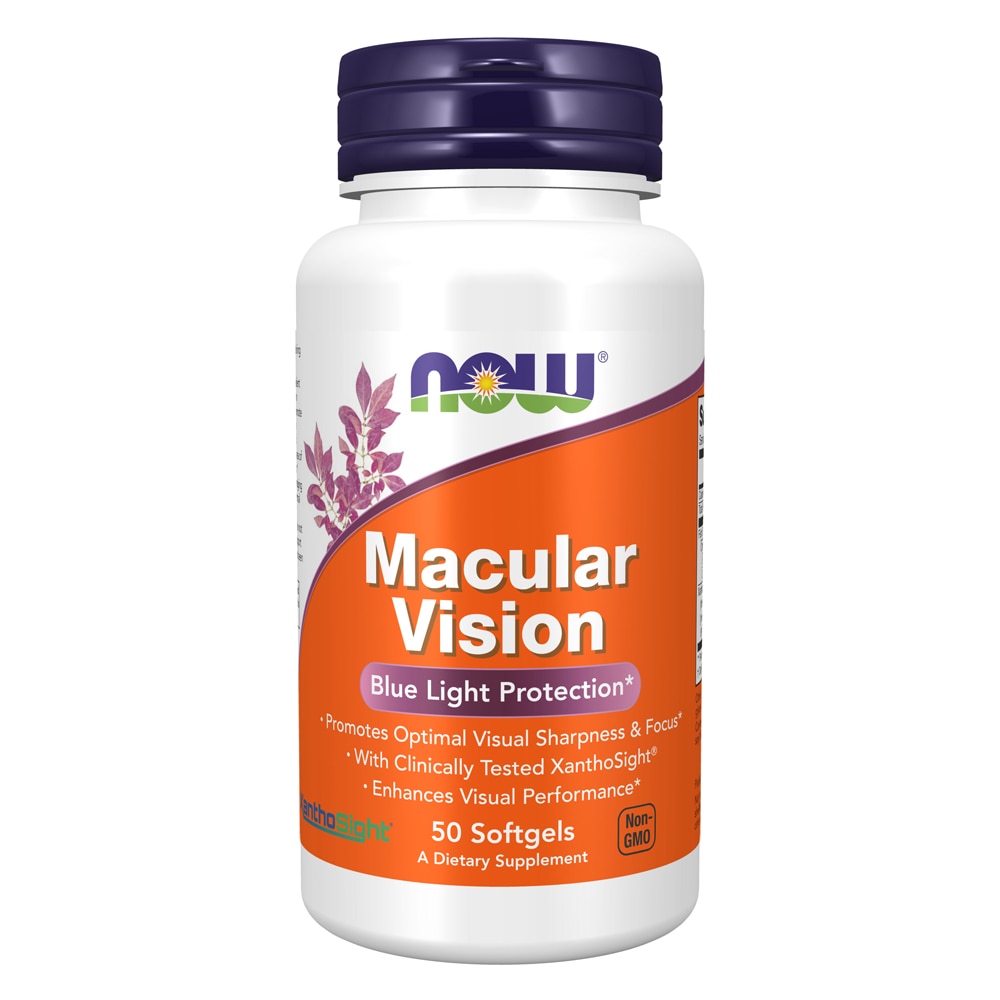 Macular Vision - 50 мягких капсул - NOW Foods NOW Foods