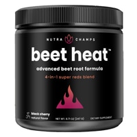 Beet Heat Advanced Beet Root Powder (Порошок) Formula Black Cherry -- 8.71 oz (Унции) NutraChamps