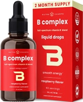 B Complex Liquid Drops (Жидкие капли) Raspberry -- 2 fl oz (Жидкие унции) NutraChamps