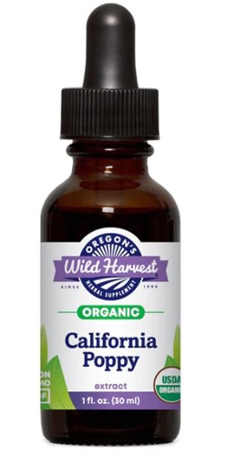 California Poppy -- 1 fl oz (Жидкие унции) Oregon's Wild Harvest