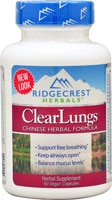 ClearLungs® -- 60 Vegan Capsules RidgeCrest Herbals
