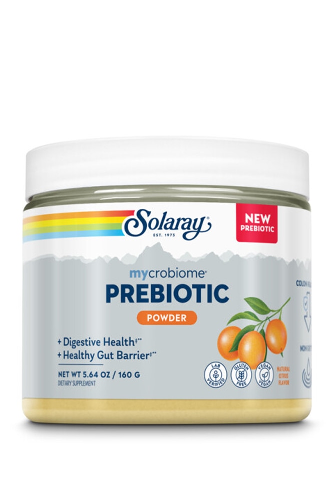 Mycrobiome Пребиотический Порошок с Цитрусовым Вкусом - 159 г - Solaray Solaray