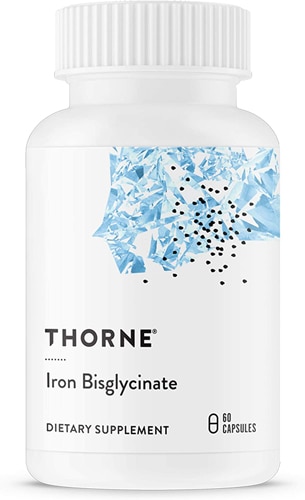 Iron Bisglycinate - NSF Certified for Sport -- 60 Capsules (Капсулы) Thorne