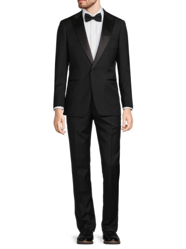 Мужской Костюм cavalli CLASS Slim Fit Super 120s Wool Tuxedo Cavalli CLASS