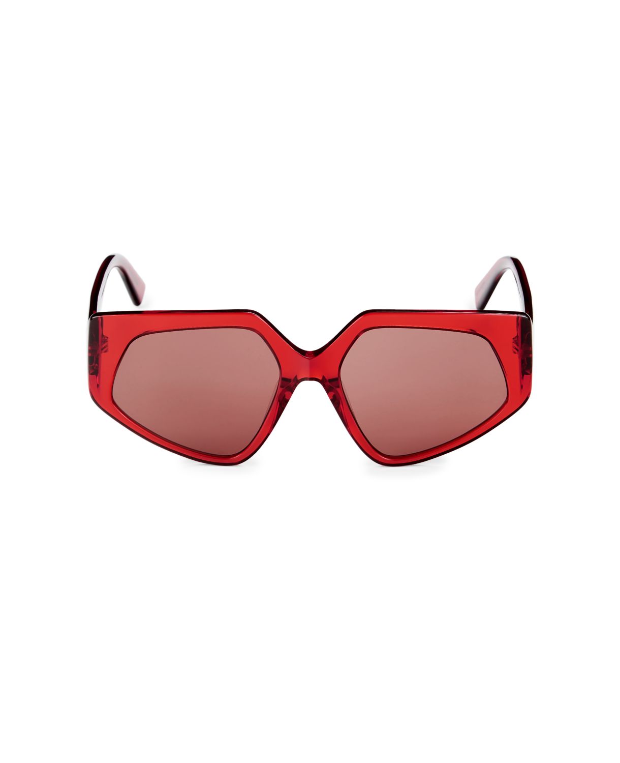 Солнцезащитные очки с геометрическим рисунком 56 мм Sportmax