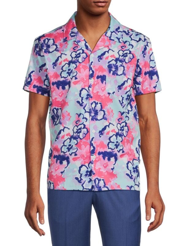 Рубашка с цветочным принтом Vintage Summer