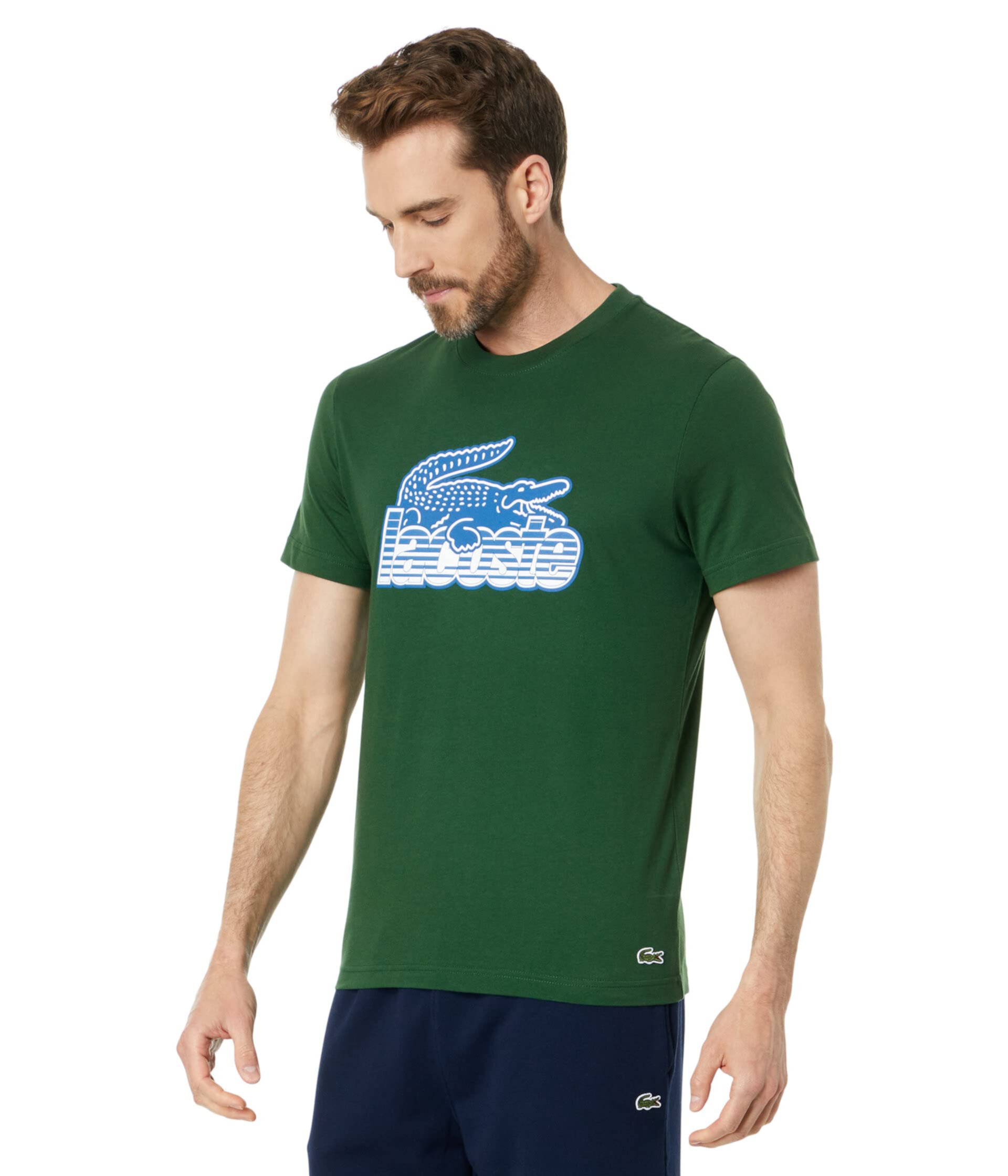 Short Sleeve Regular Fit Front Graphic T-Shirt Lacoste