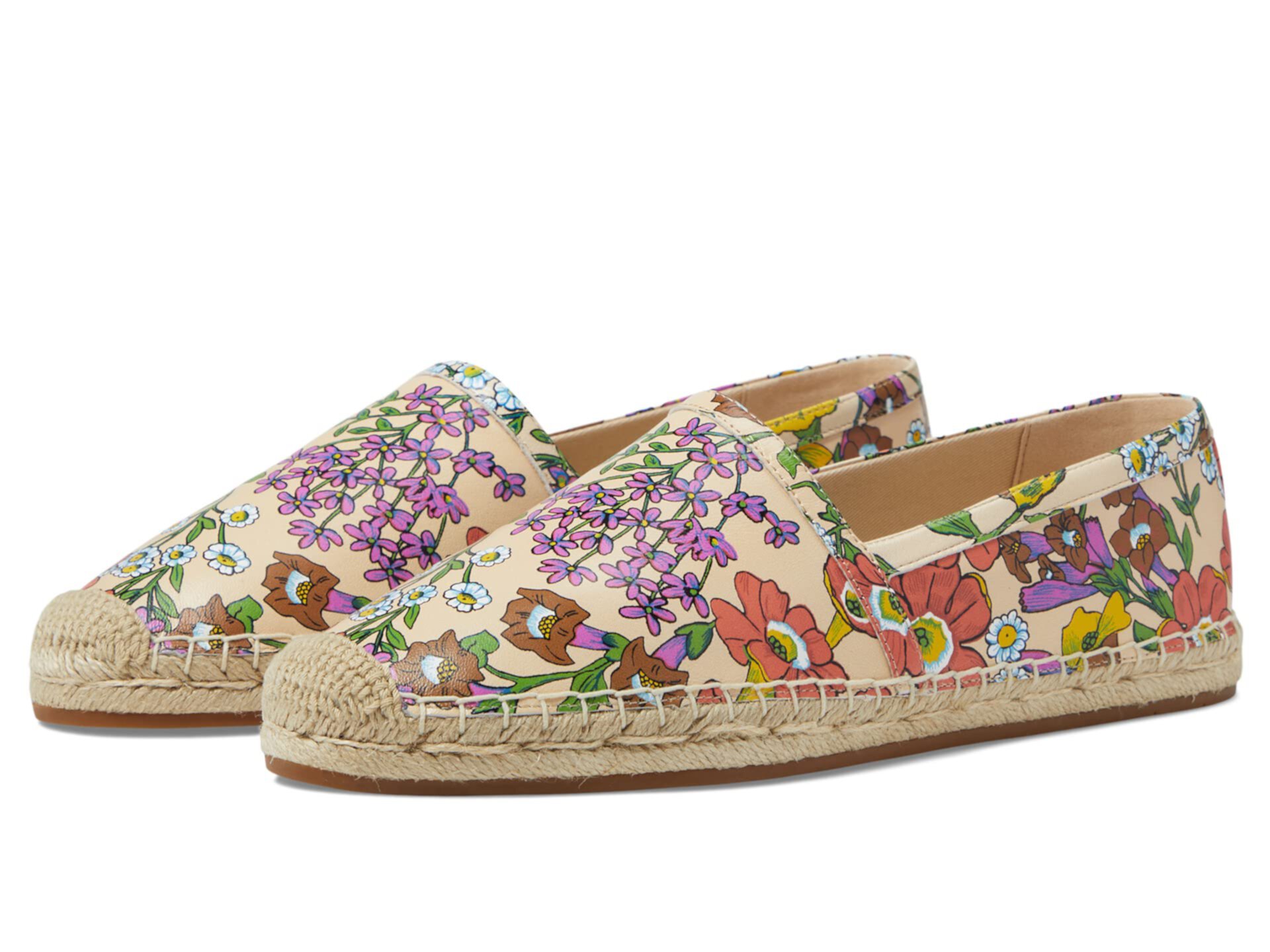 Collins Printed Leather Espadrille Coach