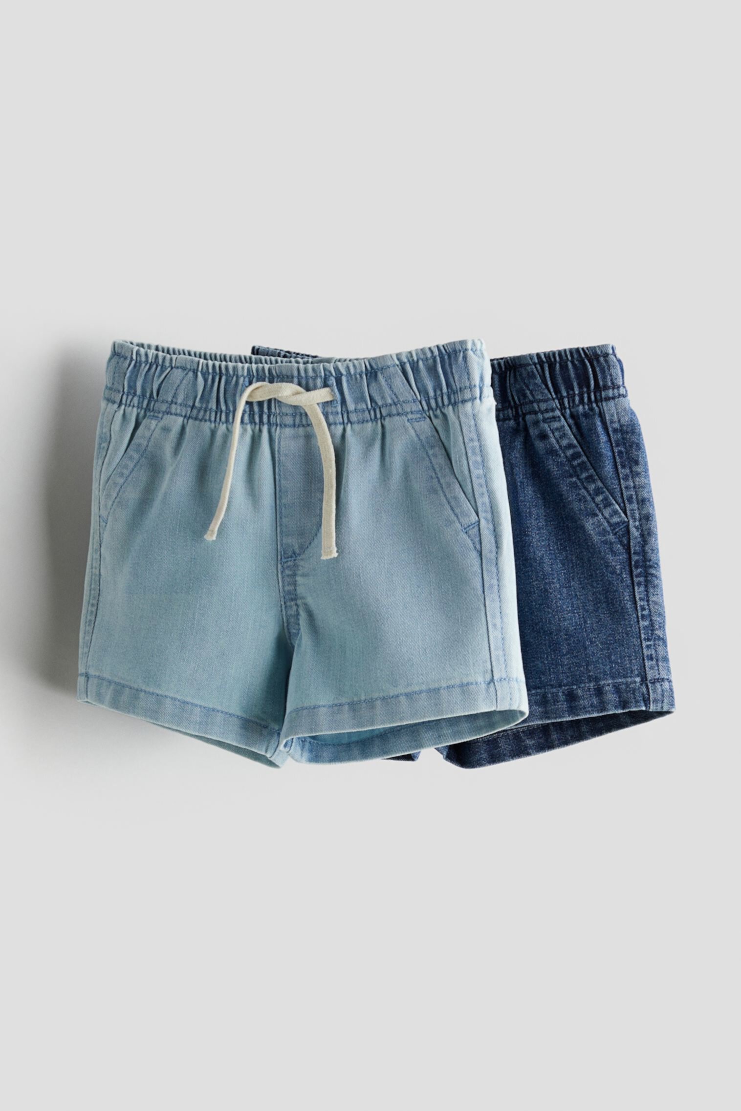 2 пары джинсовых шорт H&M