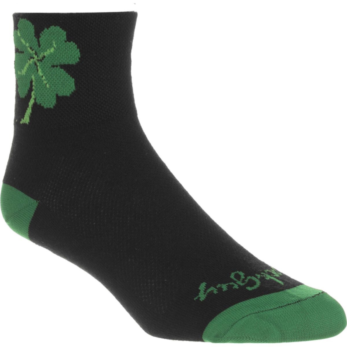 Черные носки Lucky длиной 3 дюйма SockGuy
