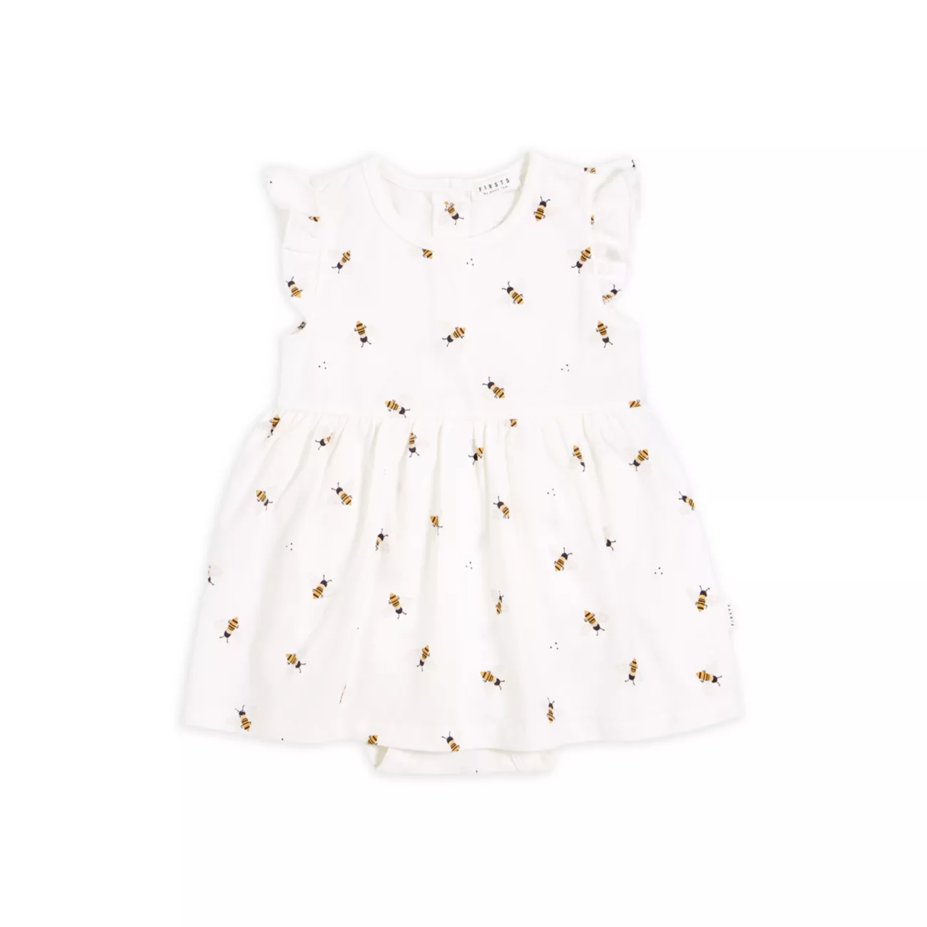 Платье с принтом пчел для маленьких девочек Firsts by Petit Lem
