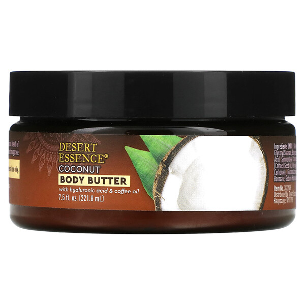 Body Butter, Coconut, 7.5 fl oz (221.8 ml) Desert Essence