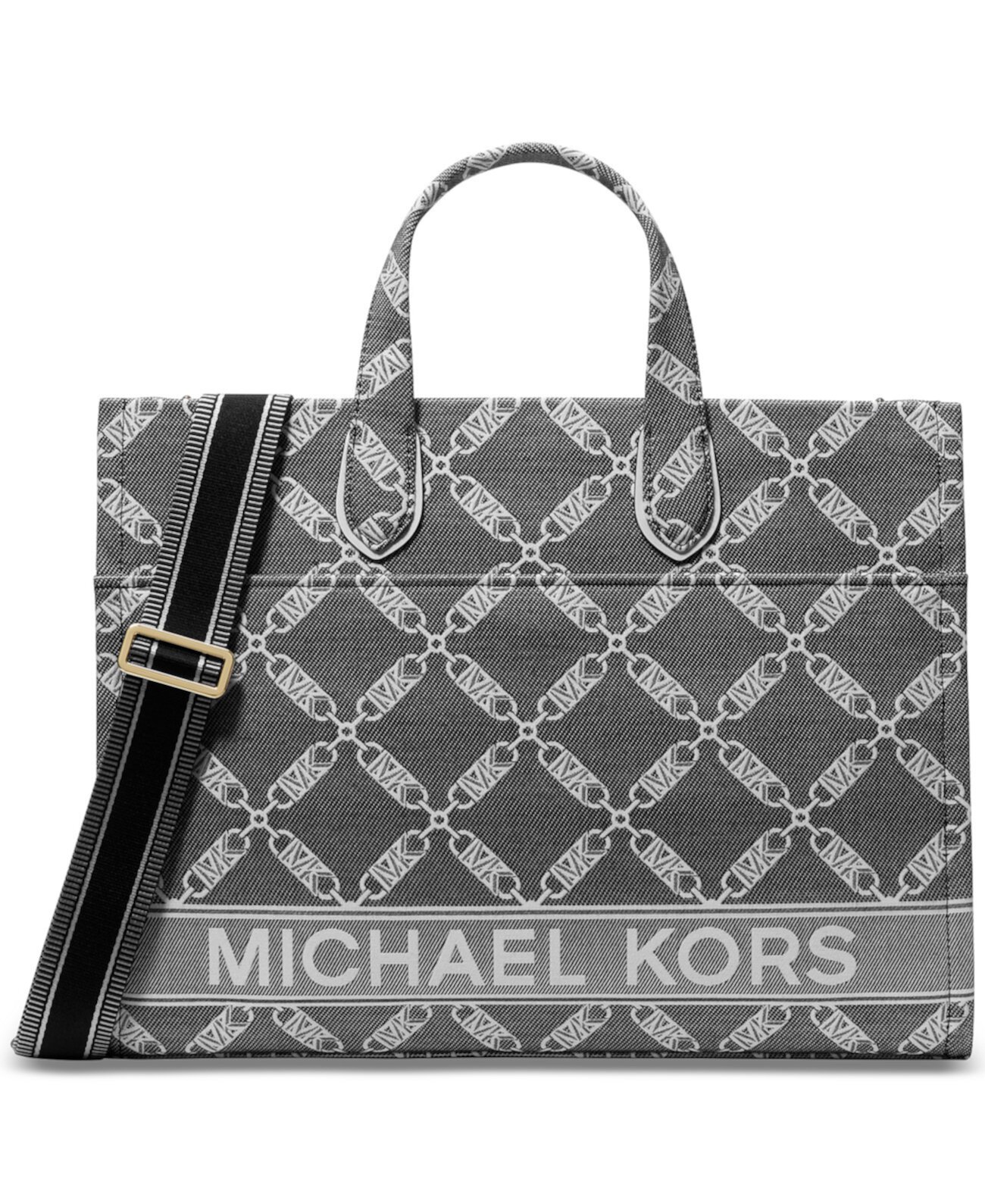 Большая сумка-тоут с логотипом Gigi Michael Kors