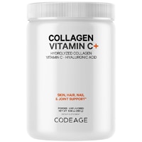 Collagen Vitamin C with Hydrolyzed Collagen Hyaluronic Acid & Digestive Enzymes -- 9.98 oz (Унции) Codeage