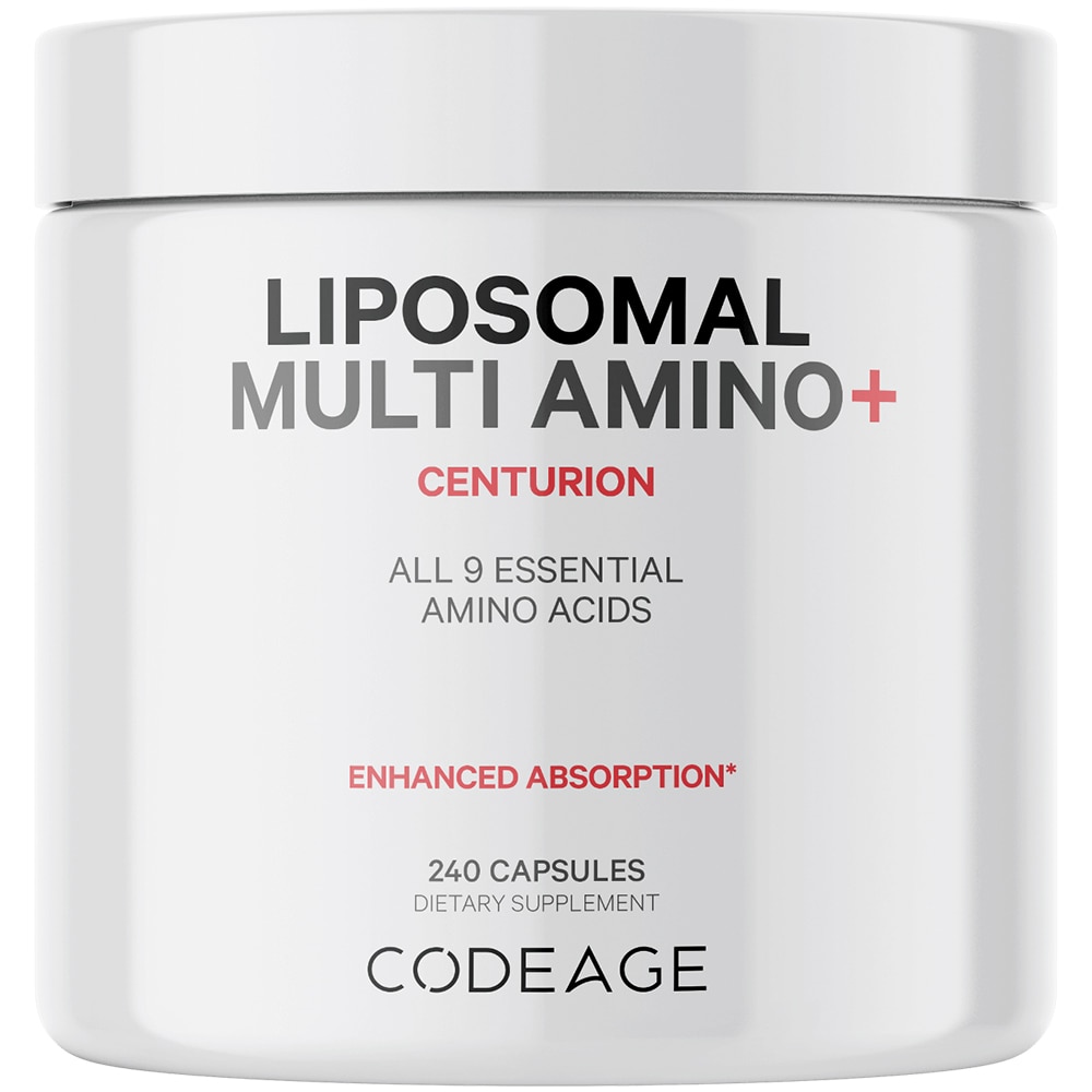 Liposomal Multi Amino+ BCAA & EAA - 240 капсул - Codeage - L-Таурин Codeage