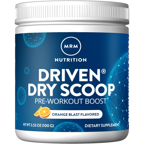 Driven Dry Scoop Pre-Workout 100 г для энергии, выносливости и концентрации Mrm