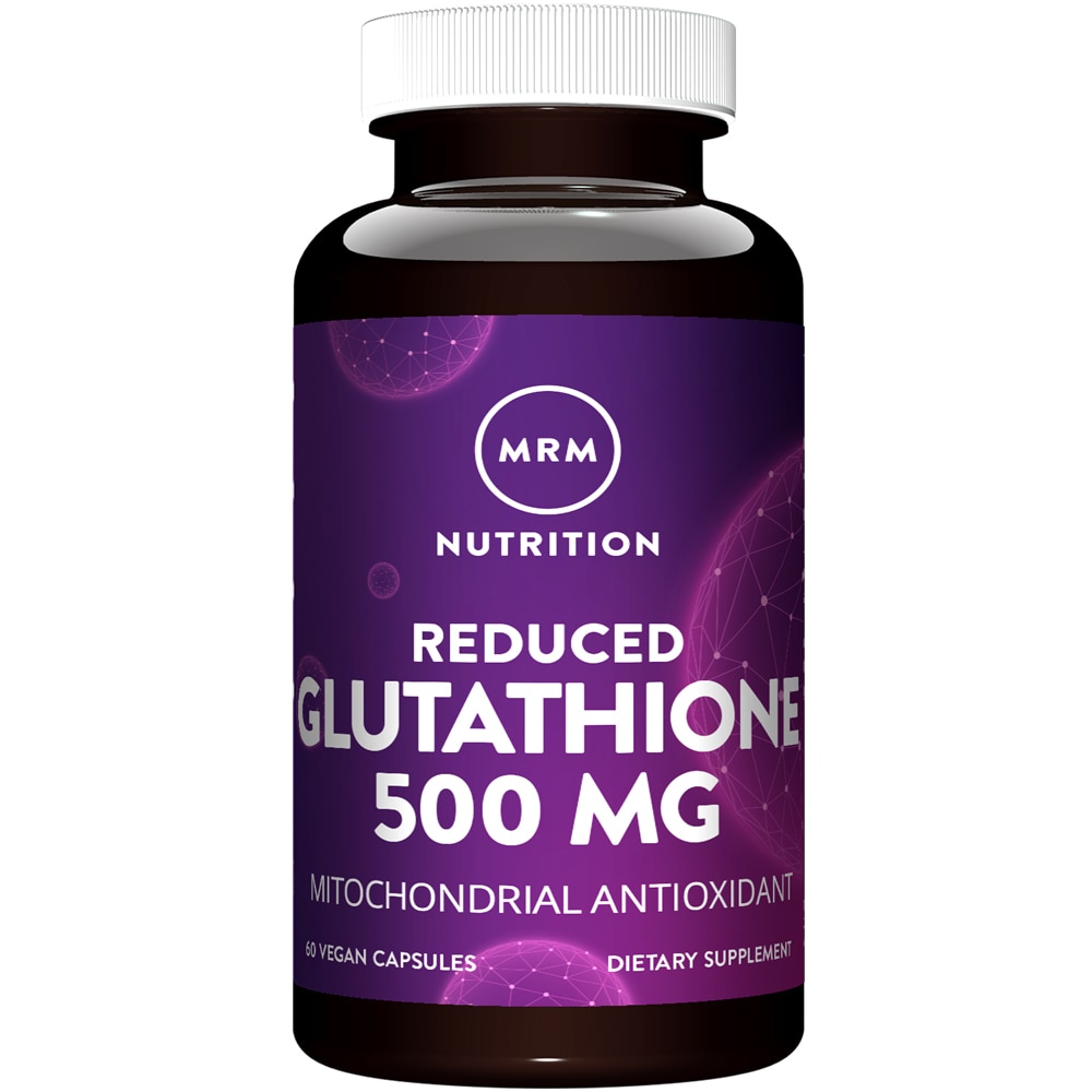 Glutathione -- 500 mg - 60 Vegan Capsules (Веганские капсулы) MRM