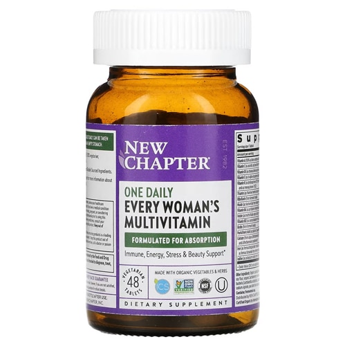 Every Woman's One Daily - Women's Multivitamin -- 48 Vegetarian Tablets (Вегетарианские таблетки) New Chapter