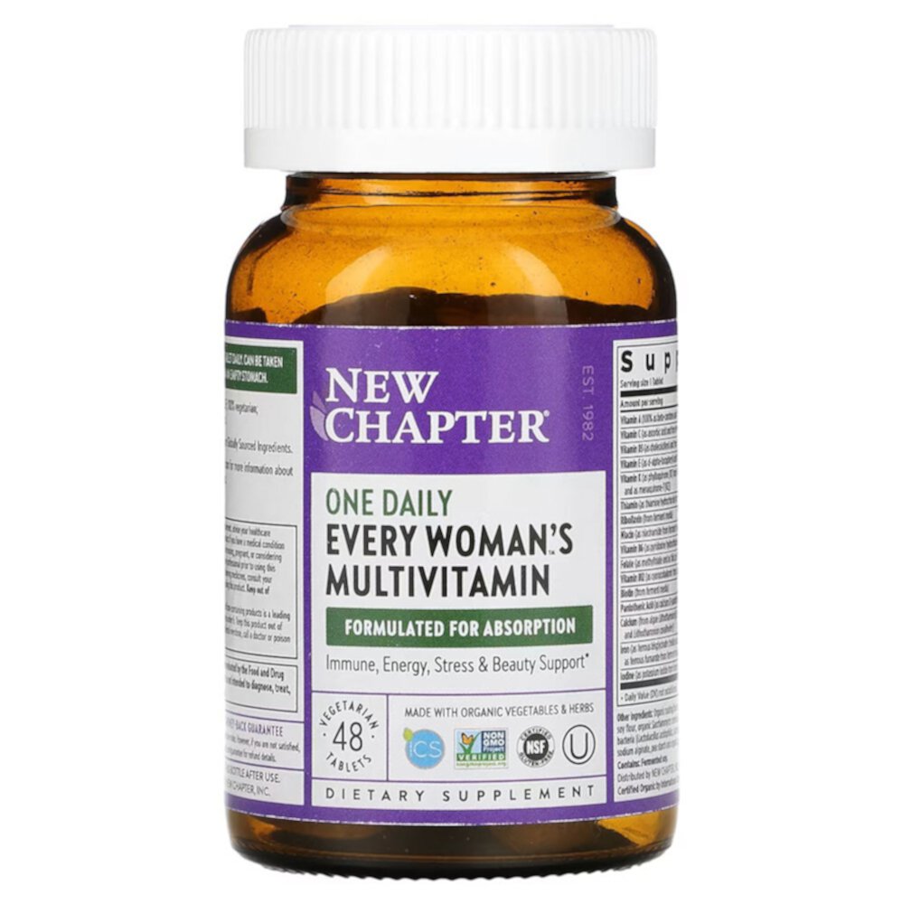 Every Woman's One Daily - Women's Multivitamin -- 48 Vegetarian Tablets (Вегетарианские таблетки) New Chapter