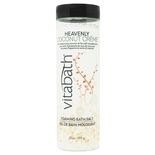 Пенящиеся соли для ванн - Heavenly Coconut Crème - 27 унций Vitabath