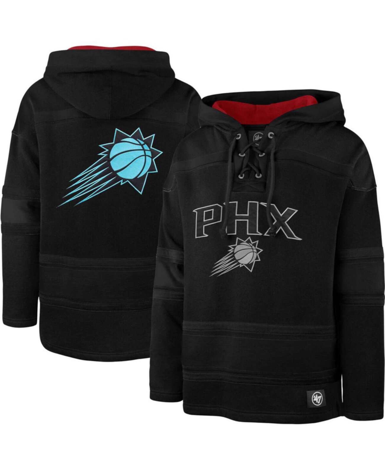 Мужской Пуловер '47 Brand Phoenix Suns Pregame MVP Lacer - Городская Версия 2022/23 '47 Brand