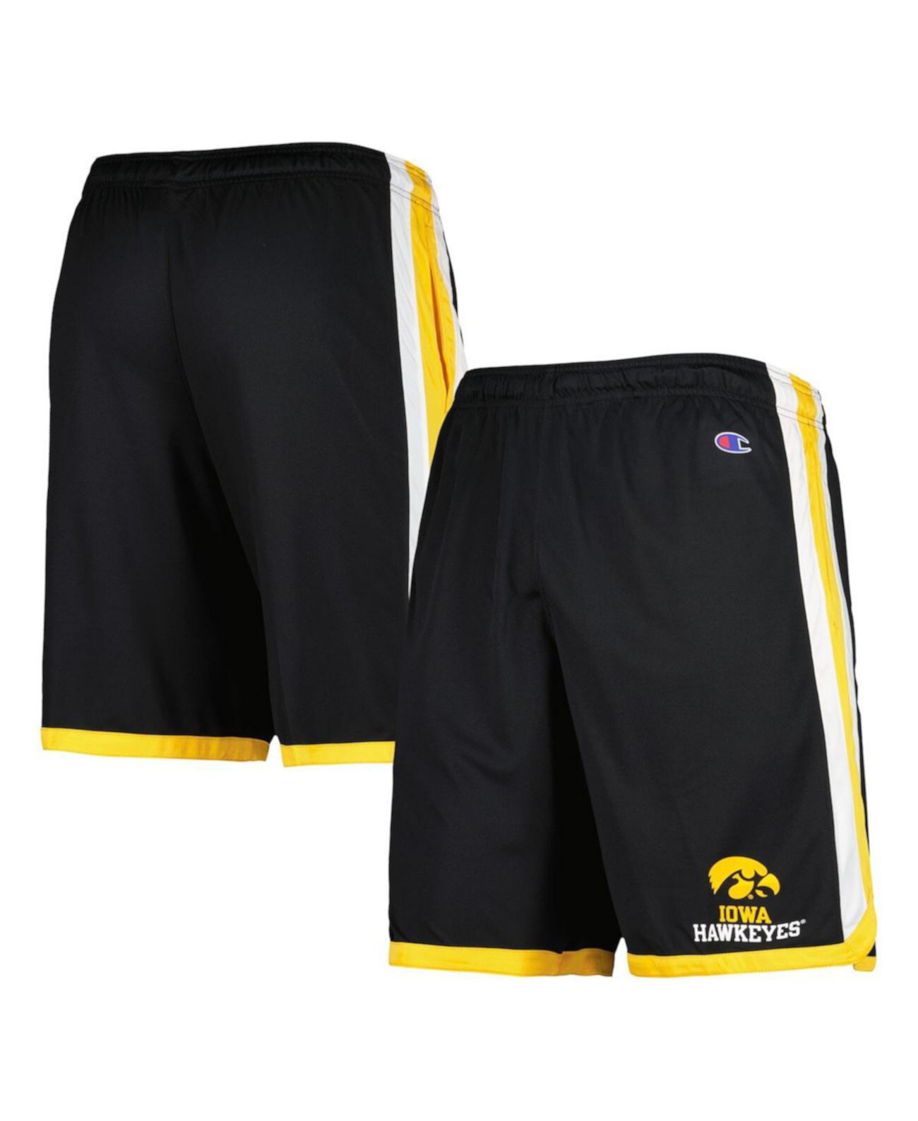 Мужские баскетбольные шорты Iowa Hawkeyes черного цвета Champion