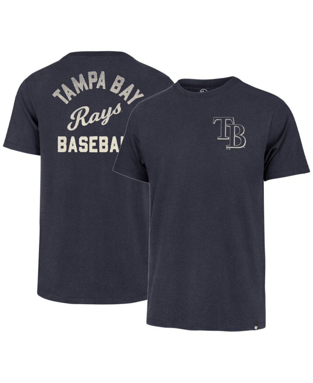 Мужская темно-синяя футболка Tampa Bay Rays Turn Back Franklin '47 Brand