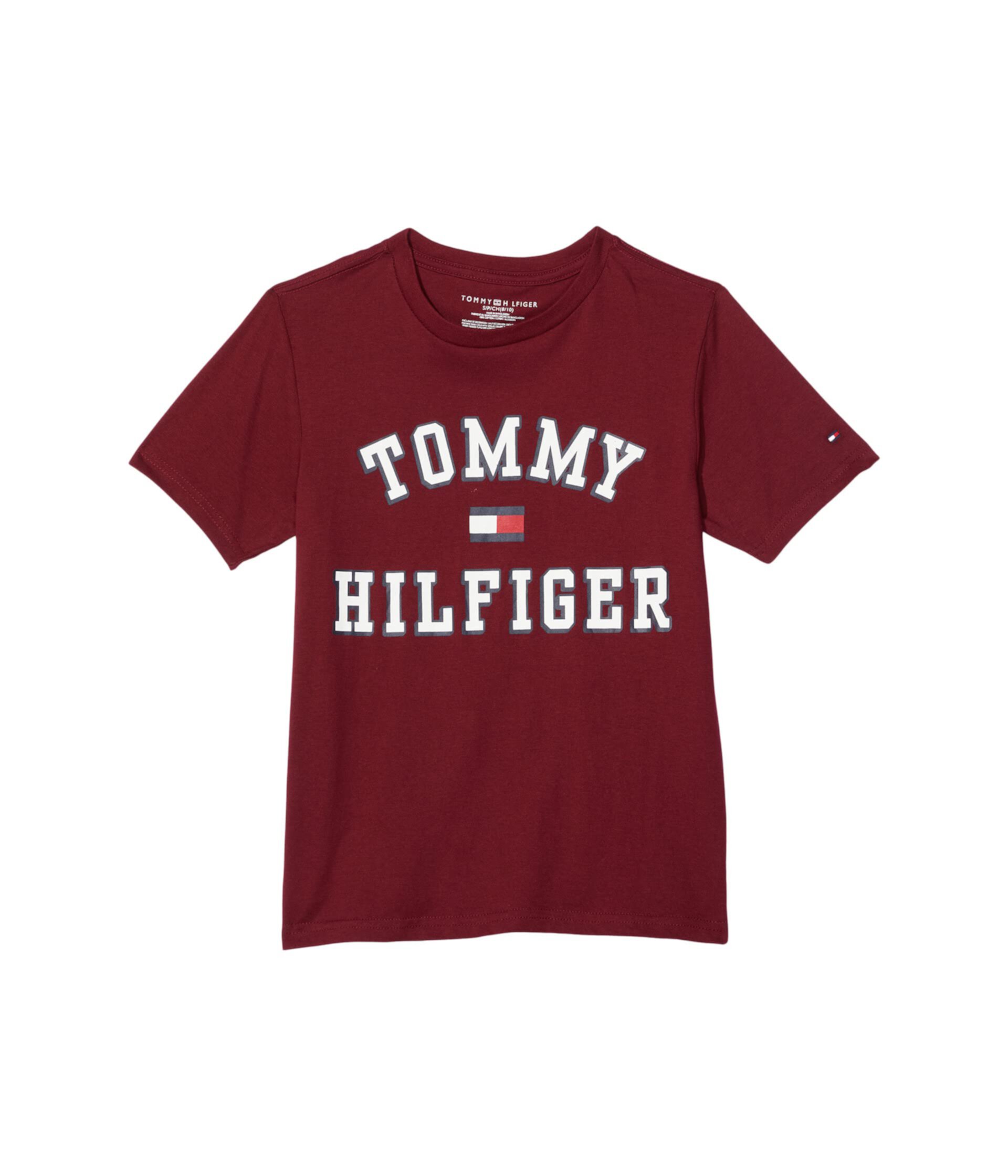 Футболка для подростков Tommy Hilfiger Kids с коротким рукавом и графикой Varsity Tommy Tommy Hilfiger Kids