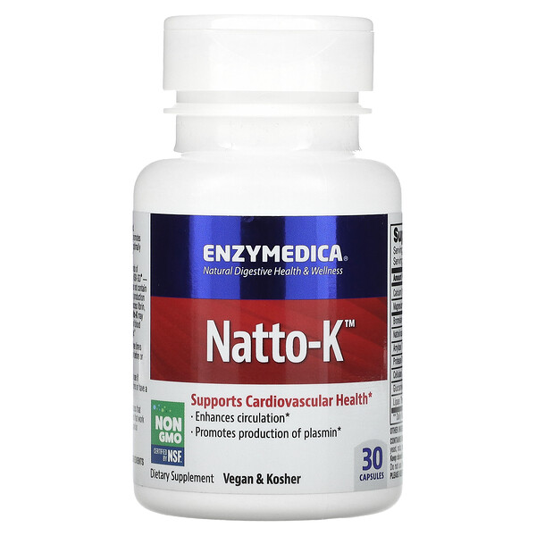 Натто-К, 30 капсул Enzymedica