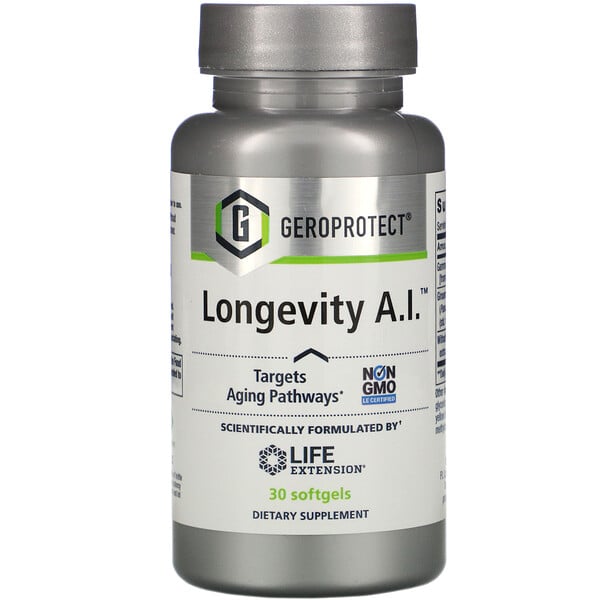 GEROPROTECT Longevity A.I., 30 Softgels Life Extension