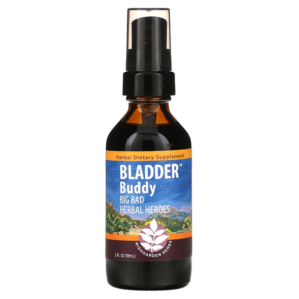 Bladder Buddy, Big Bad Herbal Heroes, 2 жидких унции (59 мл) WishGarden Herbs