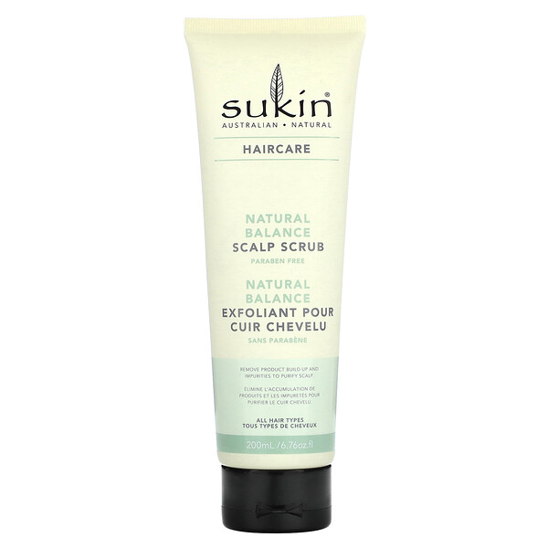 Haircare, Natural Balance Scalp Scrub, 6.76 fl oz (200 ml) Sukin