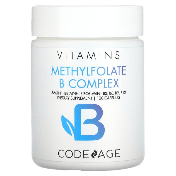 Купить Комплекс витаминов B Vitamins, Methylfolate B Complex, 120 ...