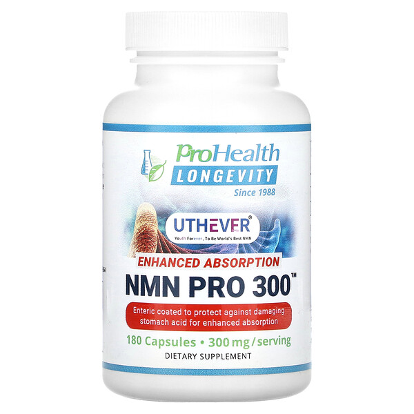 НМН Про 300, 150 мг, 180 капсул ProHealth Longevity