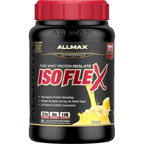 IsoFlex Pure Whey Protein Isolate Banana -- 2 lbs ALLMAX