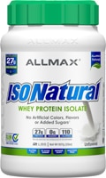IsoNatural™ Pure Изолят сывороточного протеина без вкуса -- 2 фунта ALLMAX