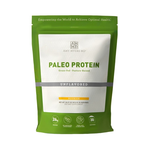 Paleo Protein Unflavored (Без вкуса) -- 28.57 oz (Унции) Amy Myers MD