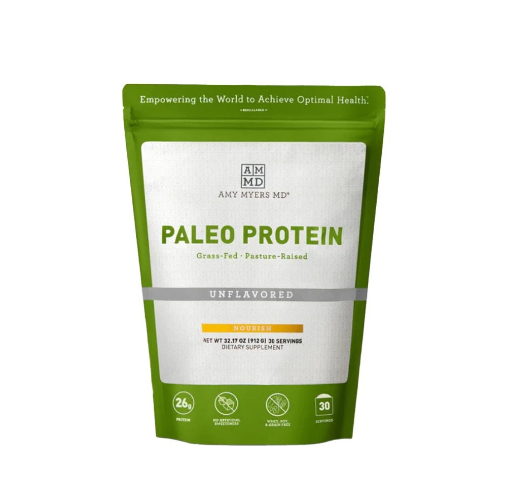 Paleo Protein Unflavored (Без вкуса) -- 28.57 oz (Унции) Amy Myers MD