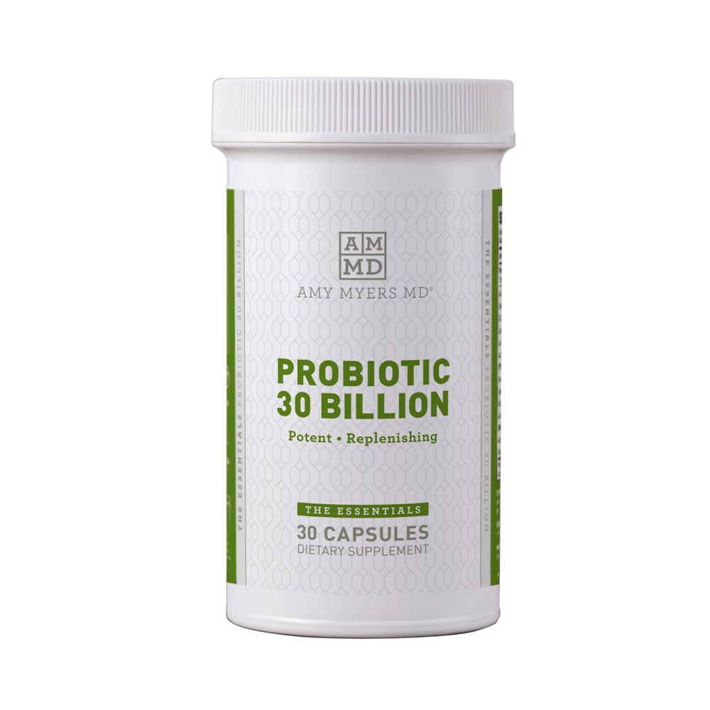 Пробиотические капсулы — 30 миллиардов — 30 капсул Amy Myers MD