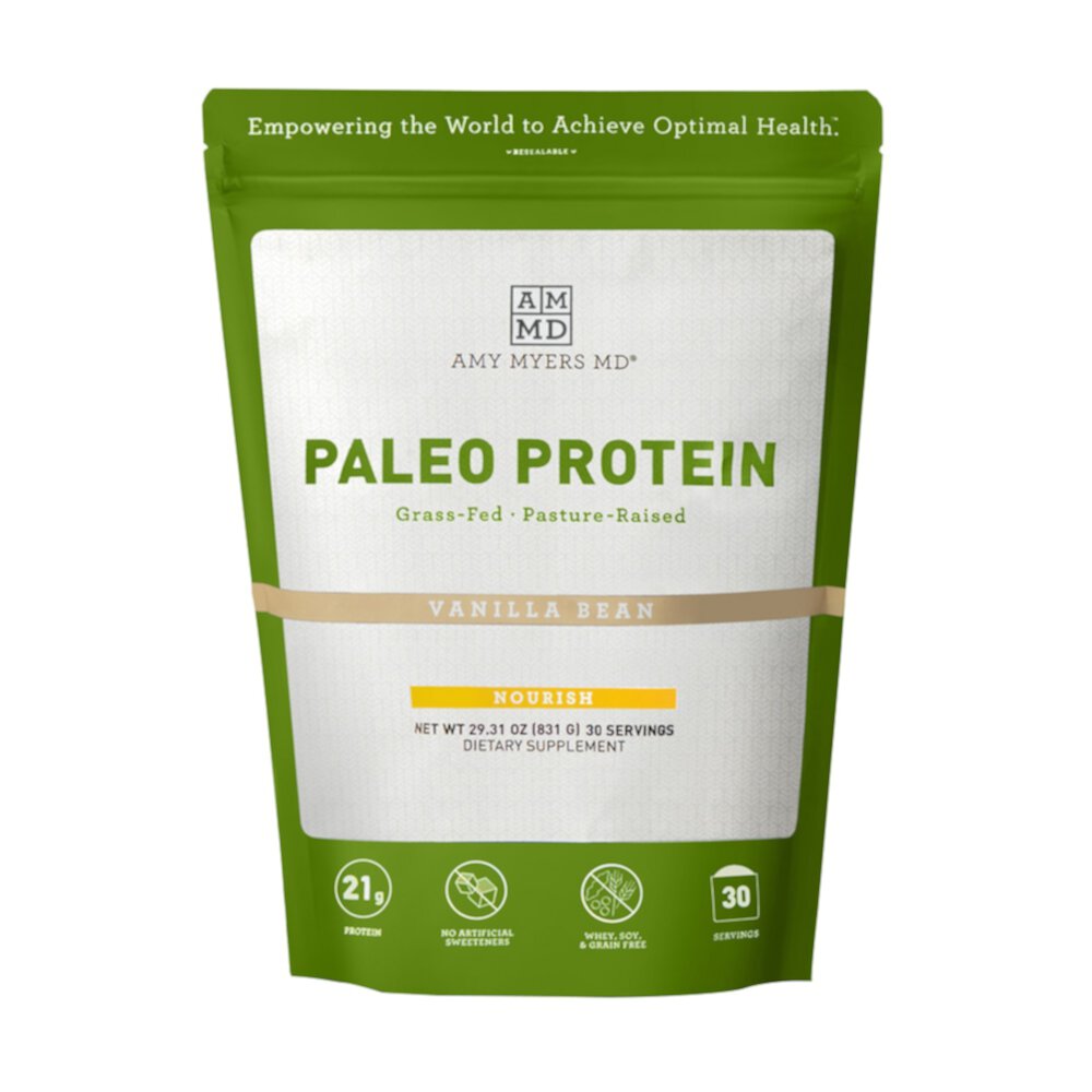 Paleo Protein Vanilla Bean -- 28.57 oz (Унции) Amy Myers MD