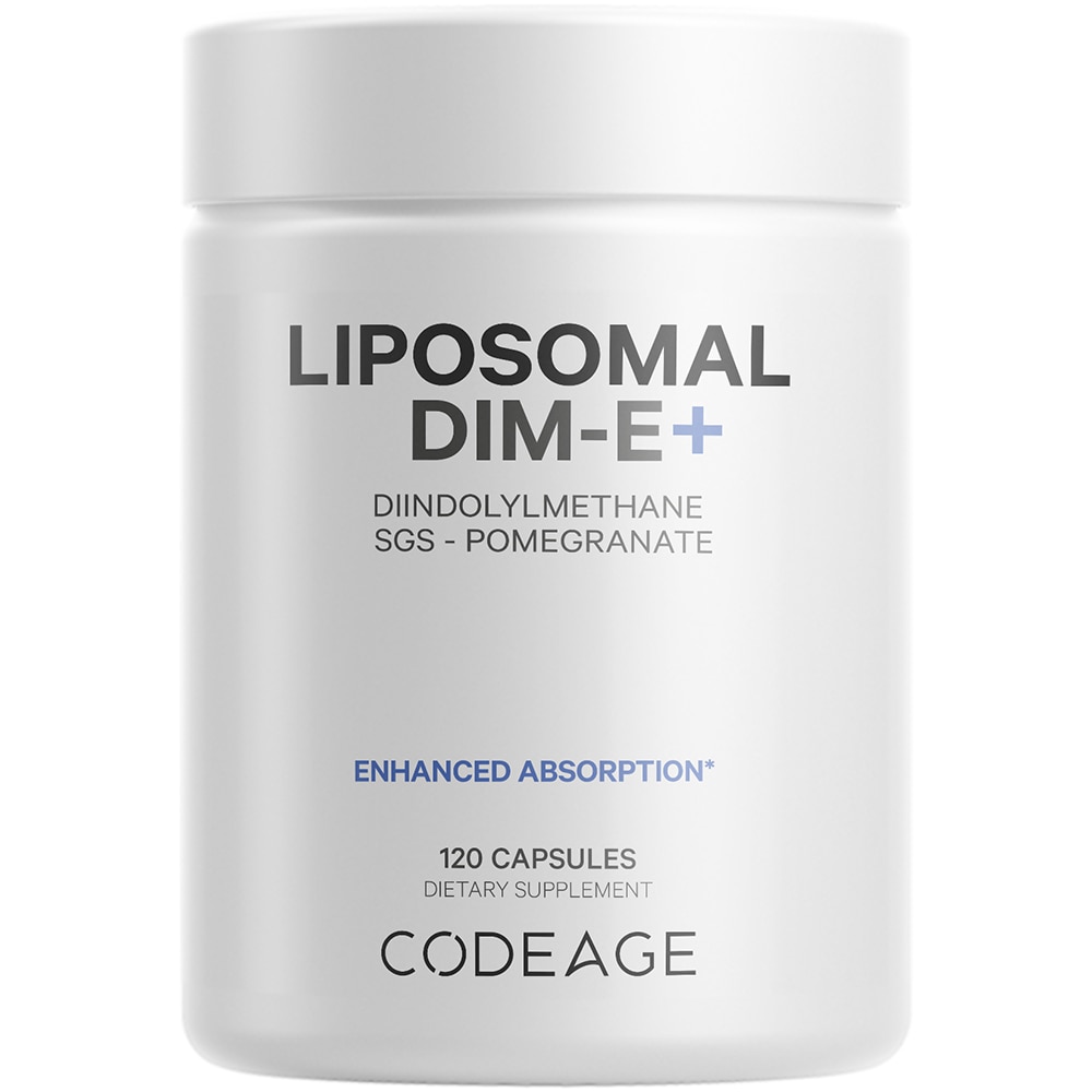 Liposomal DIM-E - Diindolylmethane Antioxidant SGS Vitamin E Tocopherols & Isomers -- 120 Capsules (Капсулы) Codeage