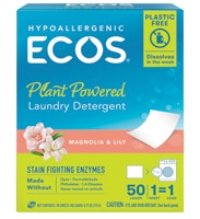 Листы стирального порошка HE Magnolia & Lily — 50 загрузок ECOS