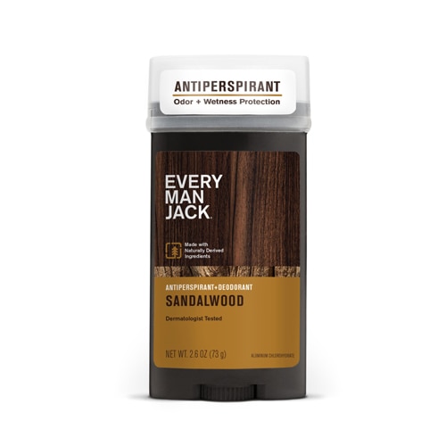 Антиперспирант + Дезодорант - Сандаловое дерево - 2,6 унции Every Man Jack