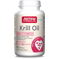 Крилл Ойл для Здоровья Сердца - 1200 мг - 60 мягких капсул - Jarrow Formulas Jarrow Formulas