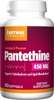 Пантетин для здоровья сердца — 450 мг — 60 гелевых капсул Jarrow Formulas